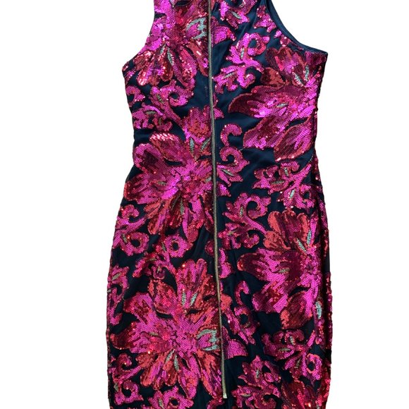 Cache Women's Sequin Cocktail Dress - Picture 7 of 8